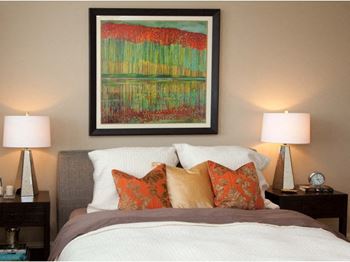 Ceiling fans with adjustable speed & dimmable light fixtures